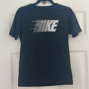 Nike Black and White Kids Short Sleeve Tee